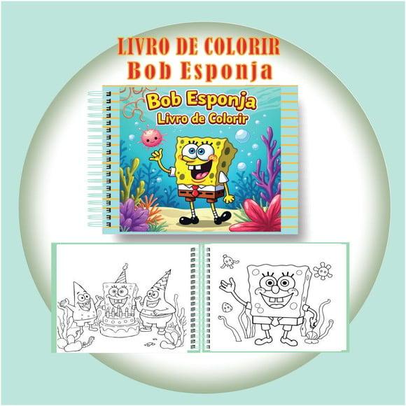 Arquivo Digital Livro de Colorir Bob Esponja