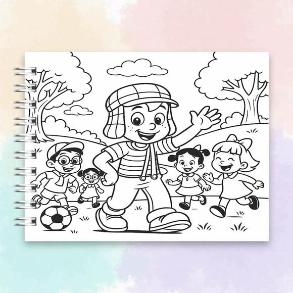 Arquivo Digital Livro de Colorir Chaves