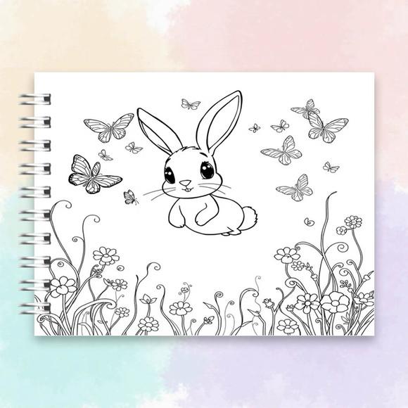 Arquivo Digital Livro de Colorir Coelhinha Mágica