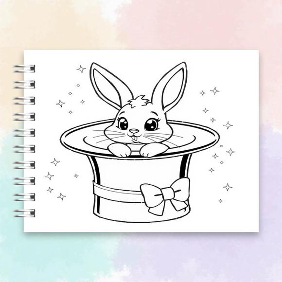 Arquivo Digital Livro de Colorir Coelhinha Mágica