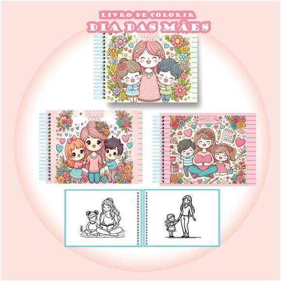 Arquivo Digital Livro de Colorir Dia das Mães