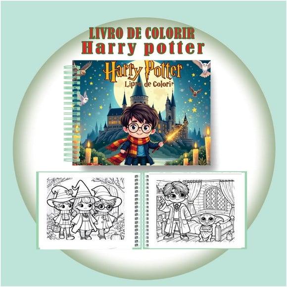 Arquivo Digital Livro de Colorir Harry Potter Mágico