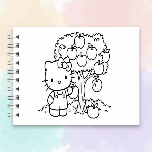 Arquivo Digital Livro de Colorir Hello Kitty