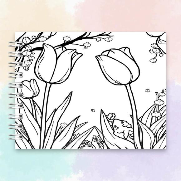 Arquivo Digital Livro de Colorir Jardim Encantado