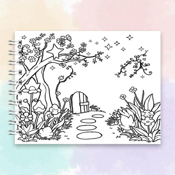 Arquivo Digital Livro de Colorir Jardim Encantado