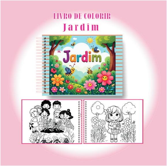 Arquivo Digital Livro de Colorir Jardim Encantado
