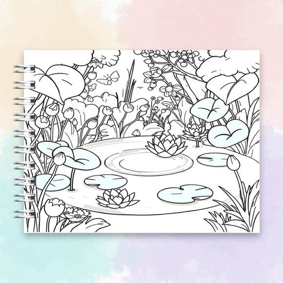 Arquivo Digital Livro de Colorir Jardim Encantado