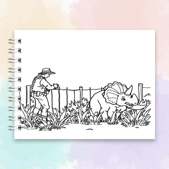 Arquivo Digital Livro de Colorir Jurassic Park