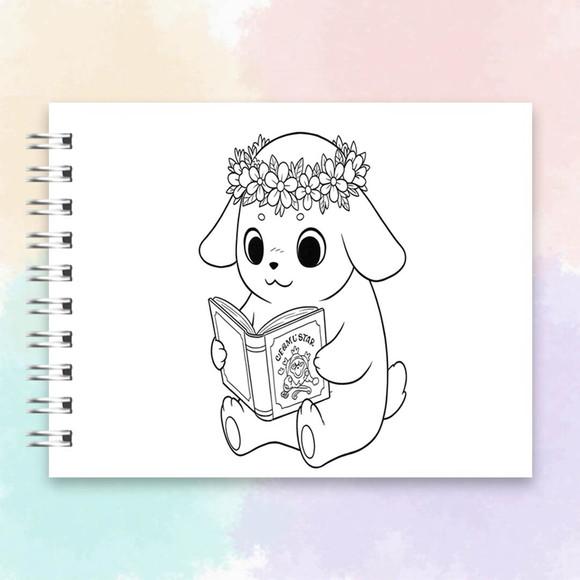 Arquivo Digital Livro de Colorir Labubu 01
