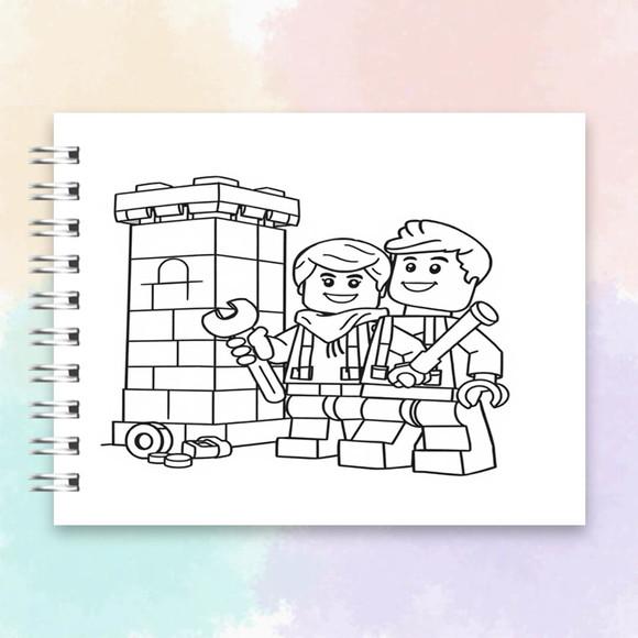 Arquivo Digital Livro de Colorir Lego