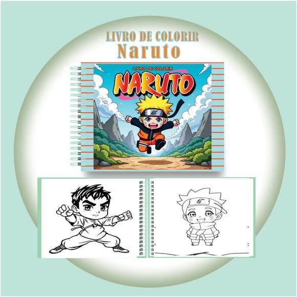 Arquivo Digital Livro de Colorir Naruto Fofinho