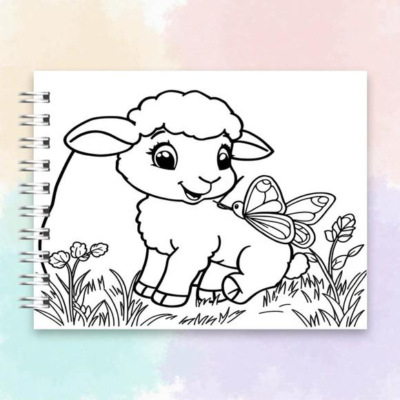 Arquivo Digital Livro de Colorir Ovelhinhas