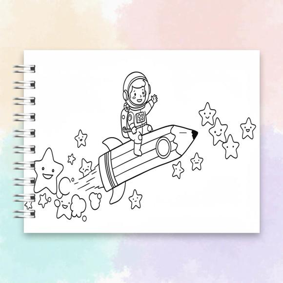Arquivo Digital Livro de Colorir Pequenos Astronautas