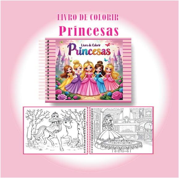 Arquivo Digital Livro de Colorir Princesas
