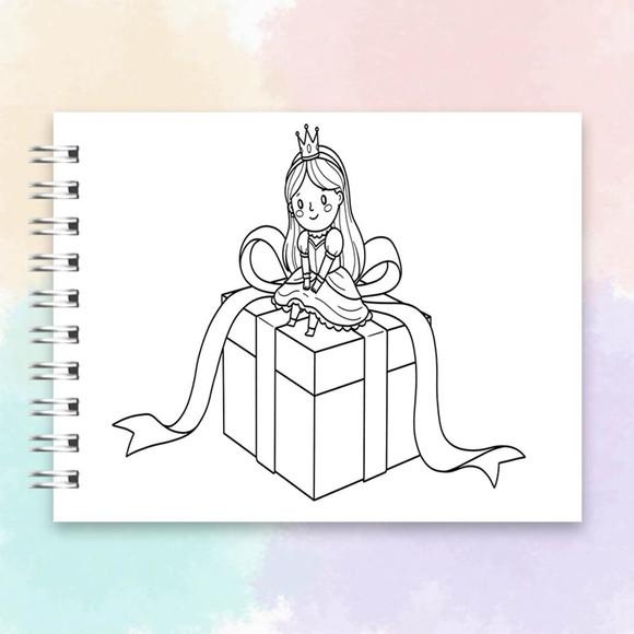 Arquivo Digital Livro de Colorir Princesinhas Encantadas