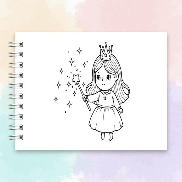 Arquivo Digital Livro de Colorir Princesinhas Encantadas