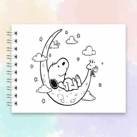 Arquivo Digital Livro de Colorir Snoopy