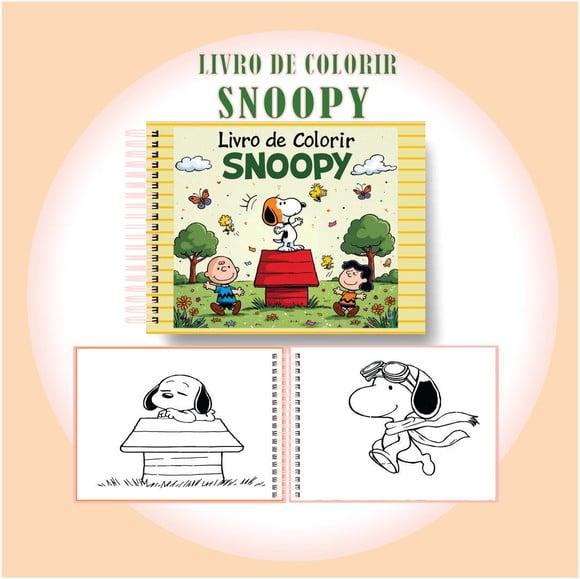 Arquivo Digital Livro de Colorir Snoopy