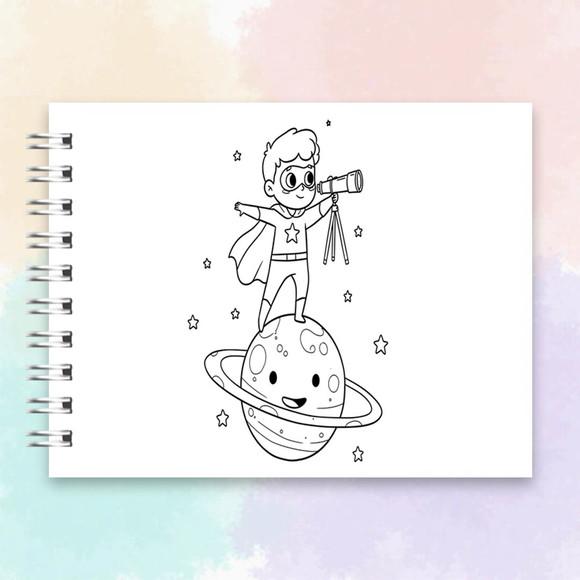 Arquivo Digital Livro de Colorir Super Herois Kids