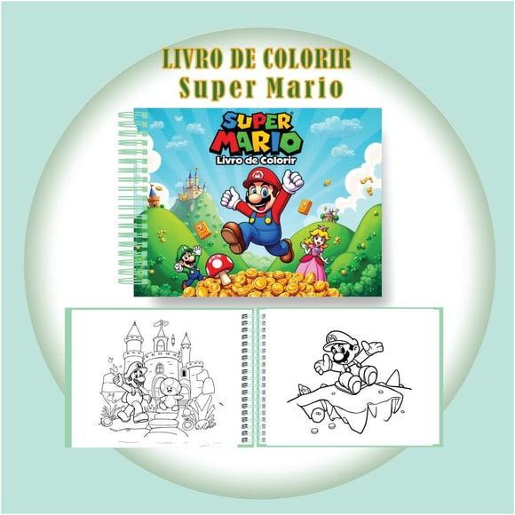 Arquivo Digital Livro de Colorir Super Mário