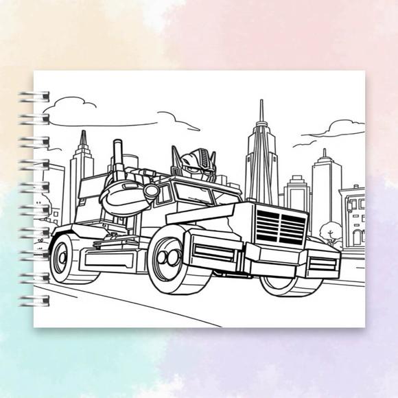 Arquivo Digital Livro de Colorir Transformers