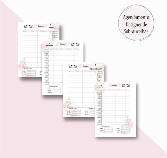 Arquivo Digital, Agendamento Designs Sobrancelhas