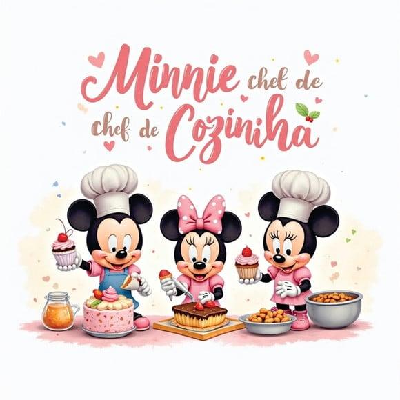 Arquivo Digital, Kit Digital Minnie Chef de Cozinha