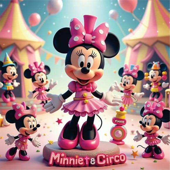Arquivo Digital, Kit Digital Minnie no Circo 3d