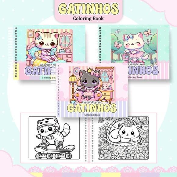 Arquivo Digital: Livro de Colorir ? Gatinhos