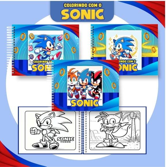Arquivo Digital: Livro de Colorir ? Sonic
