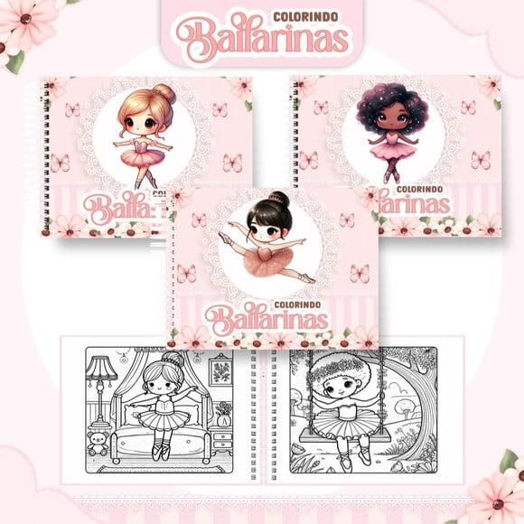 Arquivo Digital: Livro de Colorir Bailarina