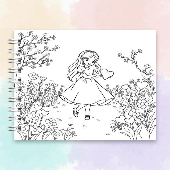 Arquivo Digital: Livro de Colorir Alice Kawaii