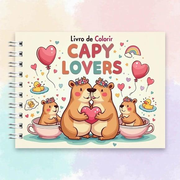 Arquivo Digital: Livro de Colorir Capy Lovers