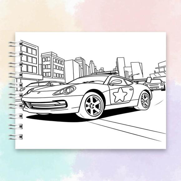 Arquivo Digital: Livro de Colorir Hot Wheels