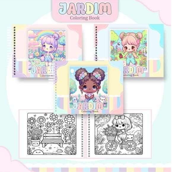 Arquivo Digital: Livro de Colorir Jardim