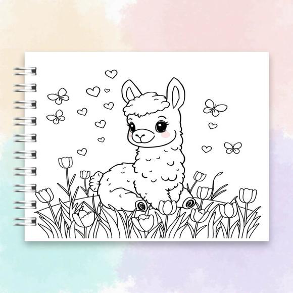 Arquivo Digital: Livro de Colorir Lhaminhas Fofinhas