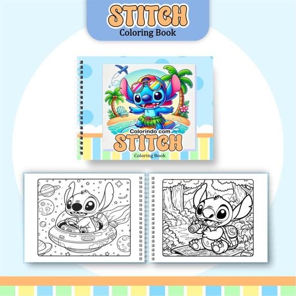 Arquivo Digital: Livro de Colorir Stitch Menino