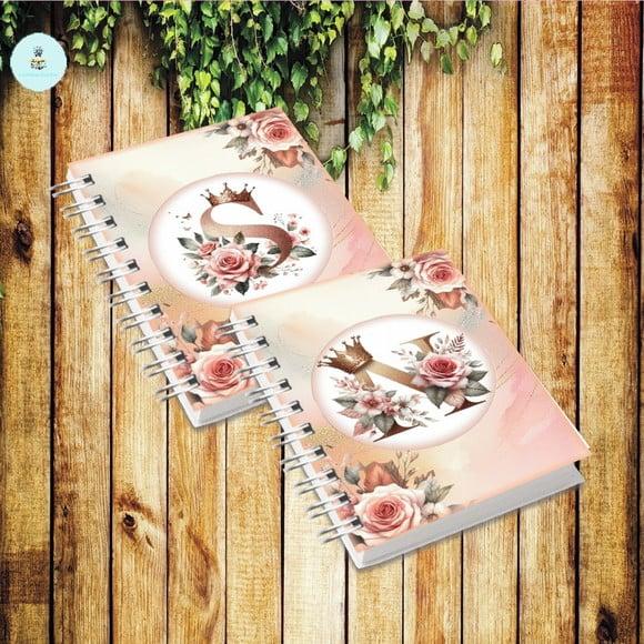 Coleção Capas Alfabeto Realeza Rosé Gold