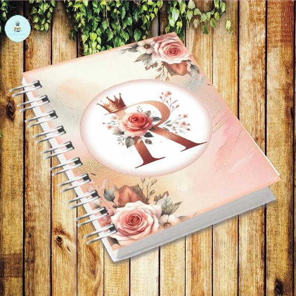 Coleção Capas Alfabeto Realeza Rosé Gold