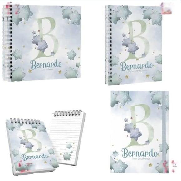 Combo Caderneta e Livro Alfabeto Menino - Arquivo Digital