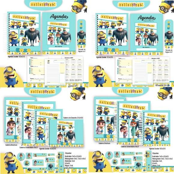 Combo Escolar 2025 - Minions