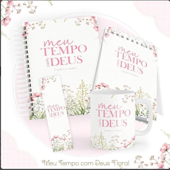Combo Meu Tempo com Deus Floral 2025 Arquivo Digital