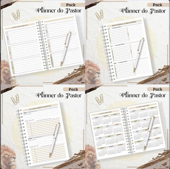 Combo Planner Pastor 2025 Arquivo Digital