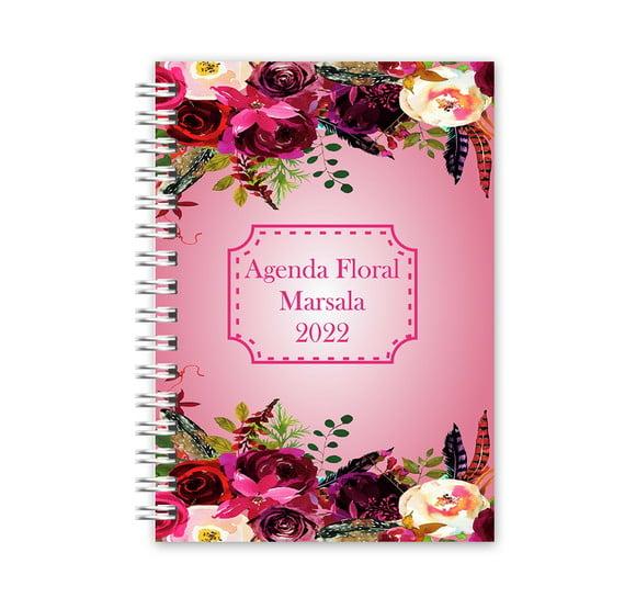 Kit com 2 Agendas Floral 2022 Arquivo Digital
