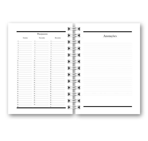 Kit com 2 Agendas Pretas 2022 Arquivo Digital