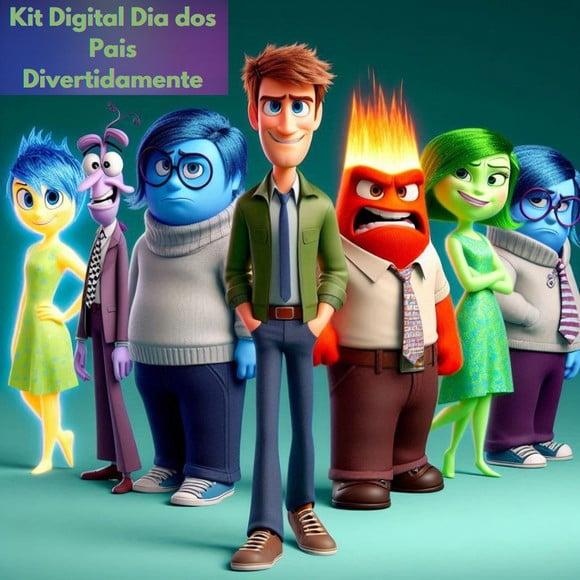 Kit Digital dia dos Pais Divertidamente