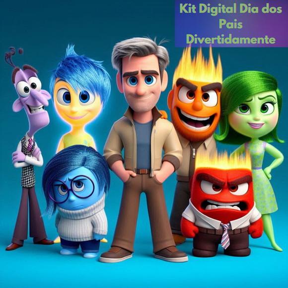 Kit Digital dia dos Pais Divertidamente
