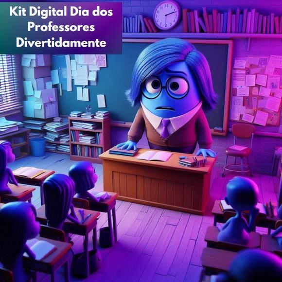 Kit Digital dia dos Professores Divertidamente