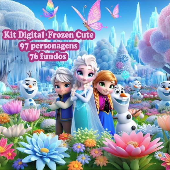 Kit Digital frozen Cute01