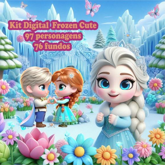 Kit Digital frozen Cute01